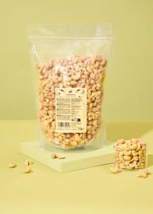 Roasted and salted cashew nuts 250GM