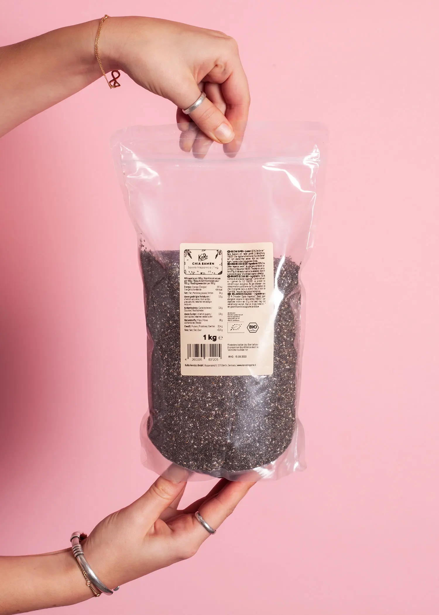 Organic chia seeds 1kg - Image 6