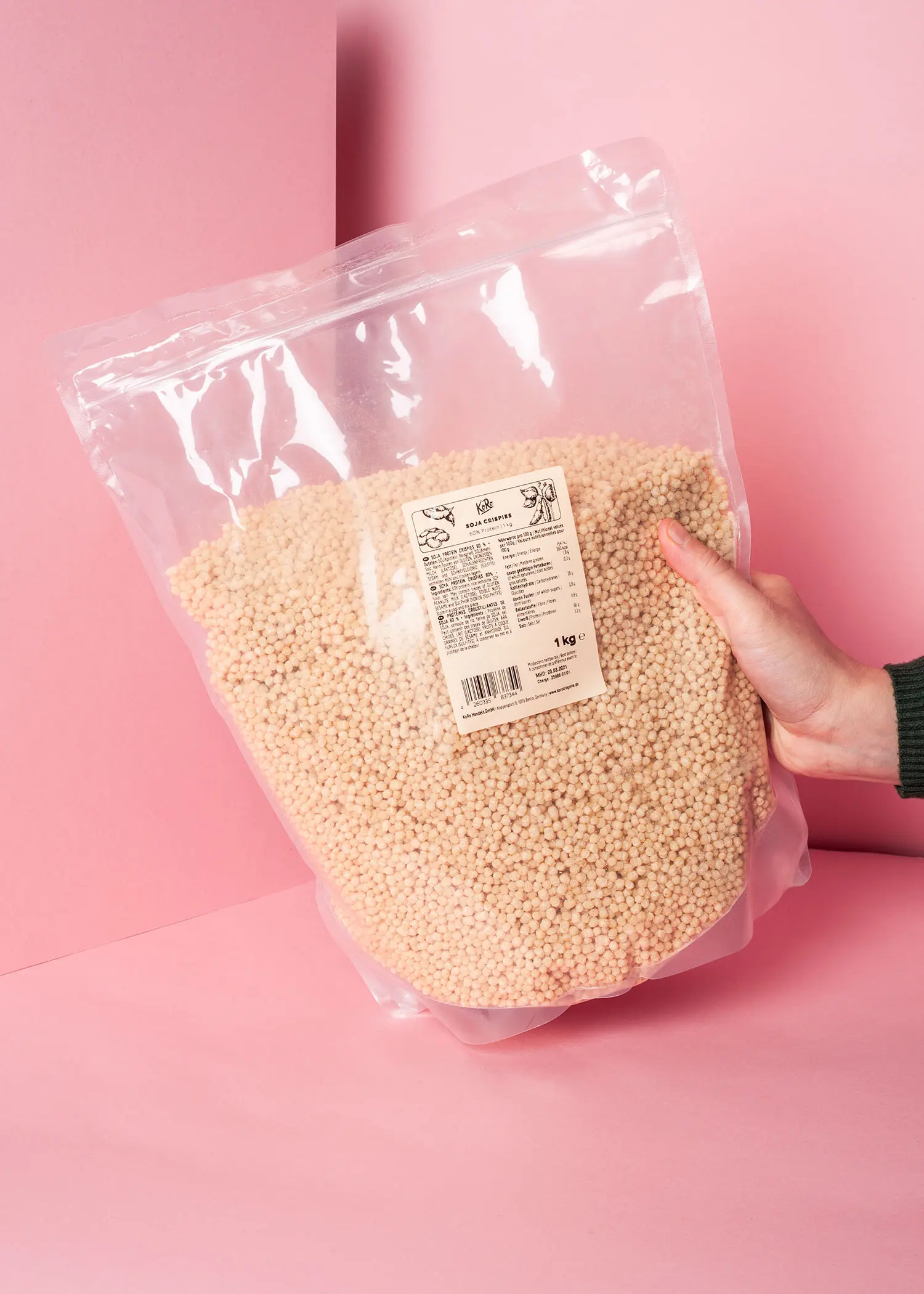 Soya 60% protein crispies 500GM - Image 5