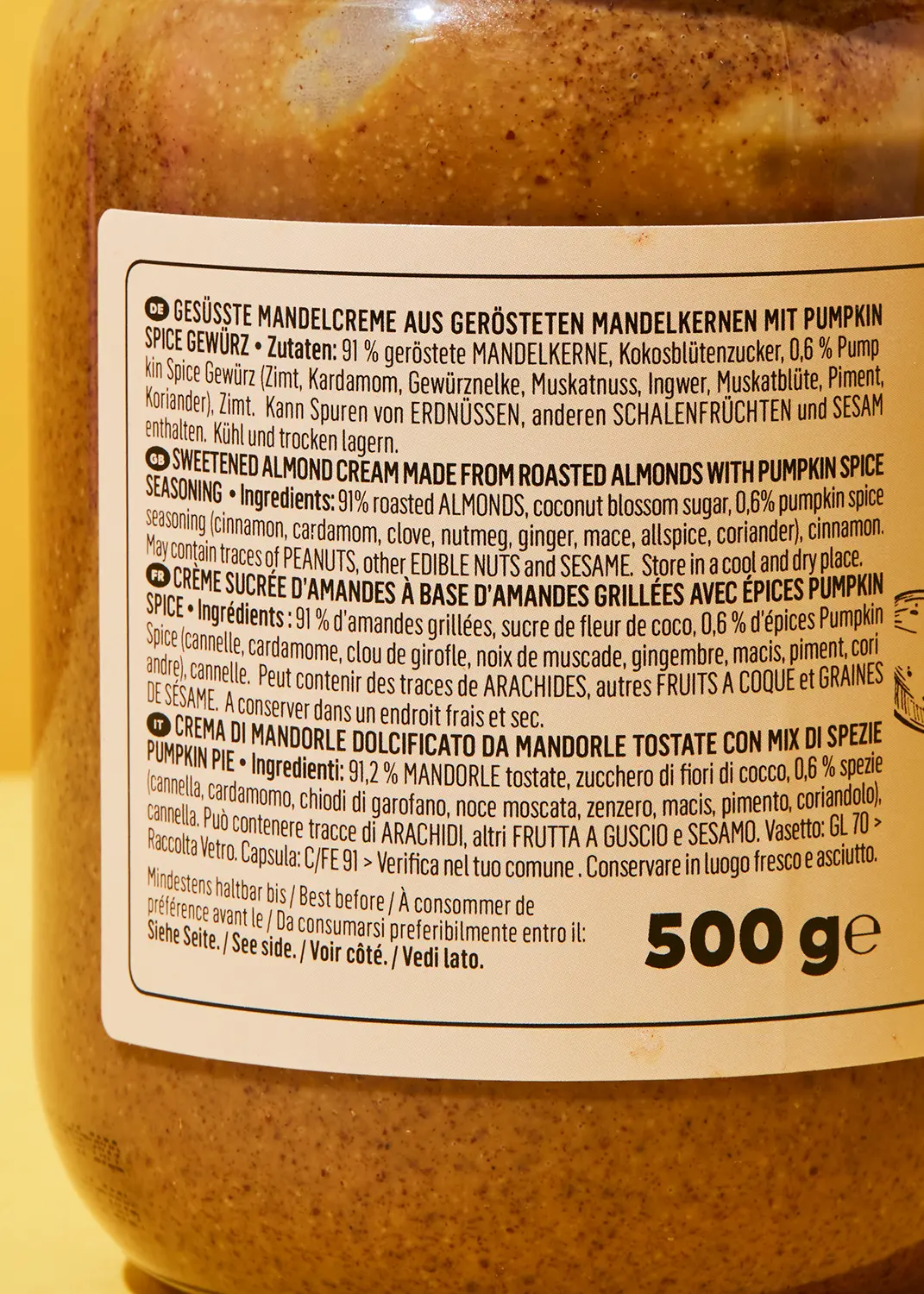 Pumpkin spiced almond butter 180g - Image 3