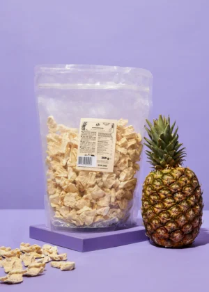 Freeze-dried pineapple pieces 350g