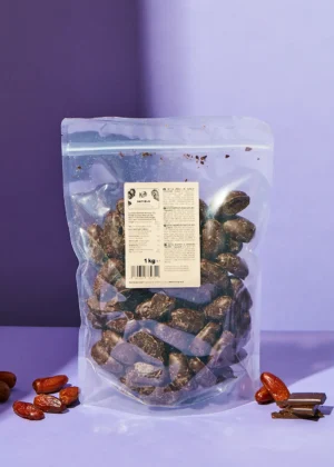 Dates covered in dark chocolate 1kg