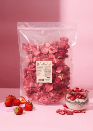 Freeze-dried strawberry slices 350g