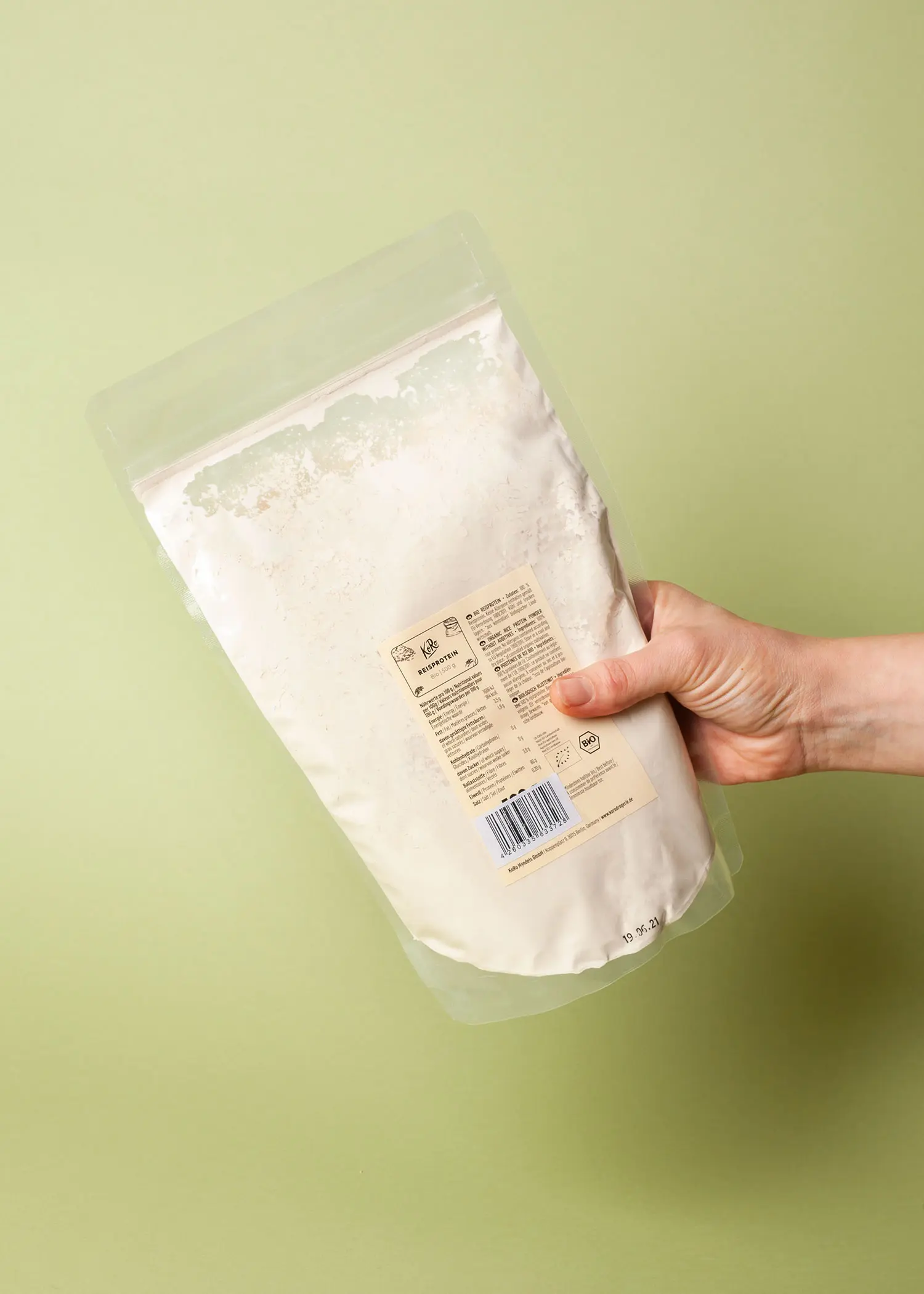 Organic rice protein 500g - Image 6